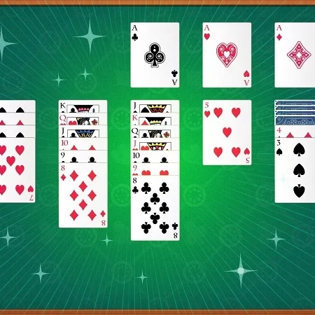 Cách chơi game xếp bài cổ điển Solitaire  online vô cùng đơn giản