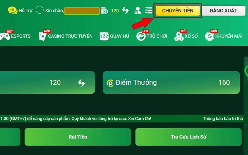 Hướng dẫn cách chuyển tiền FB88 qua Help2Pay